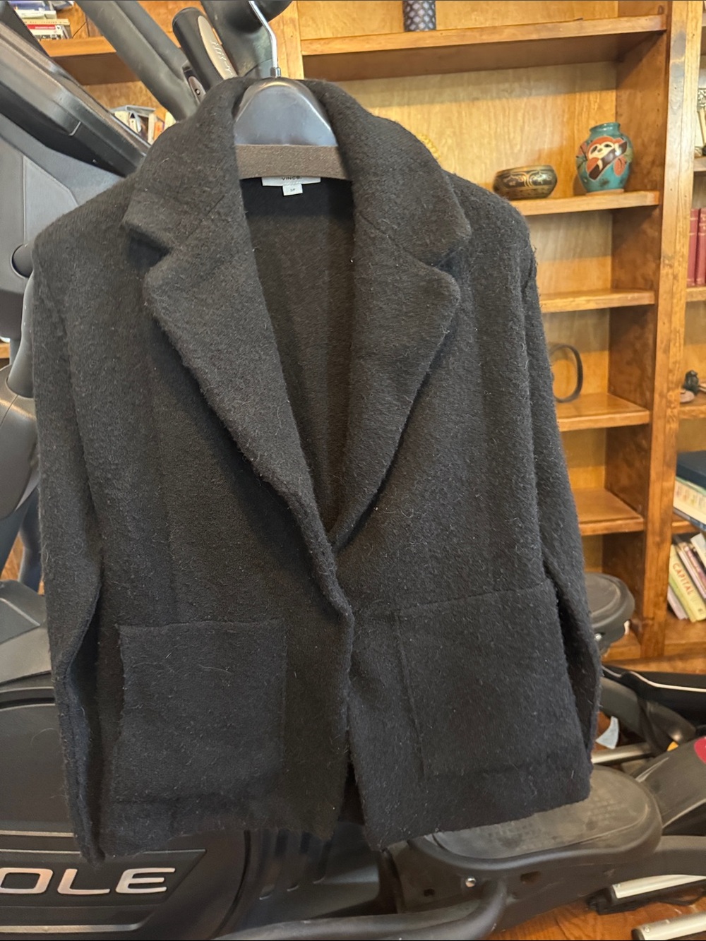 Vince Black Open-Front Women’s Blazer Jacket